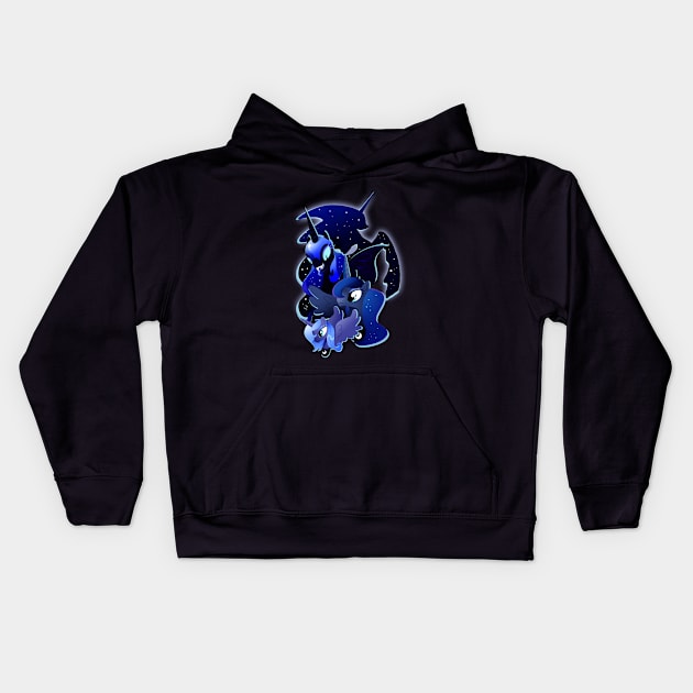 Princess Luna Kids Hoodie by Ilona's Store